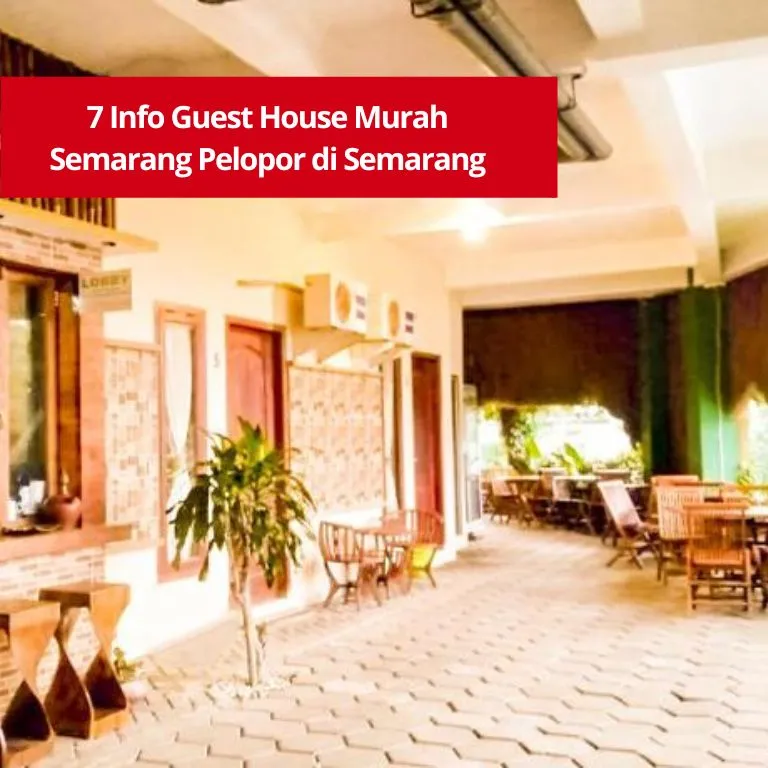 Guest House Murah Semarang ruangan tengah